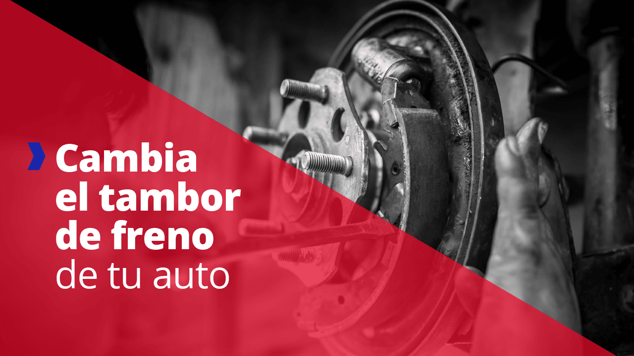 Cambio de tambor en el sistema de frenos trasero